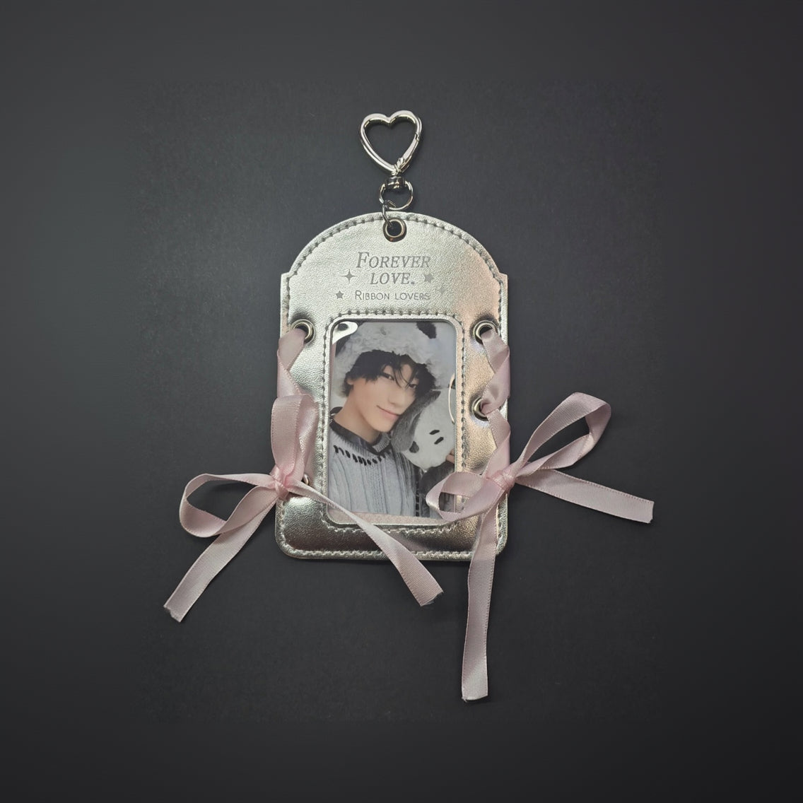 Photocardholder metallic lace