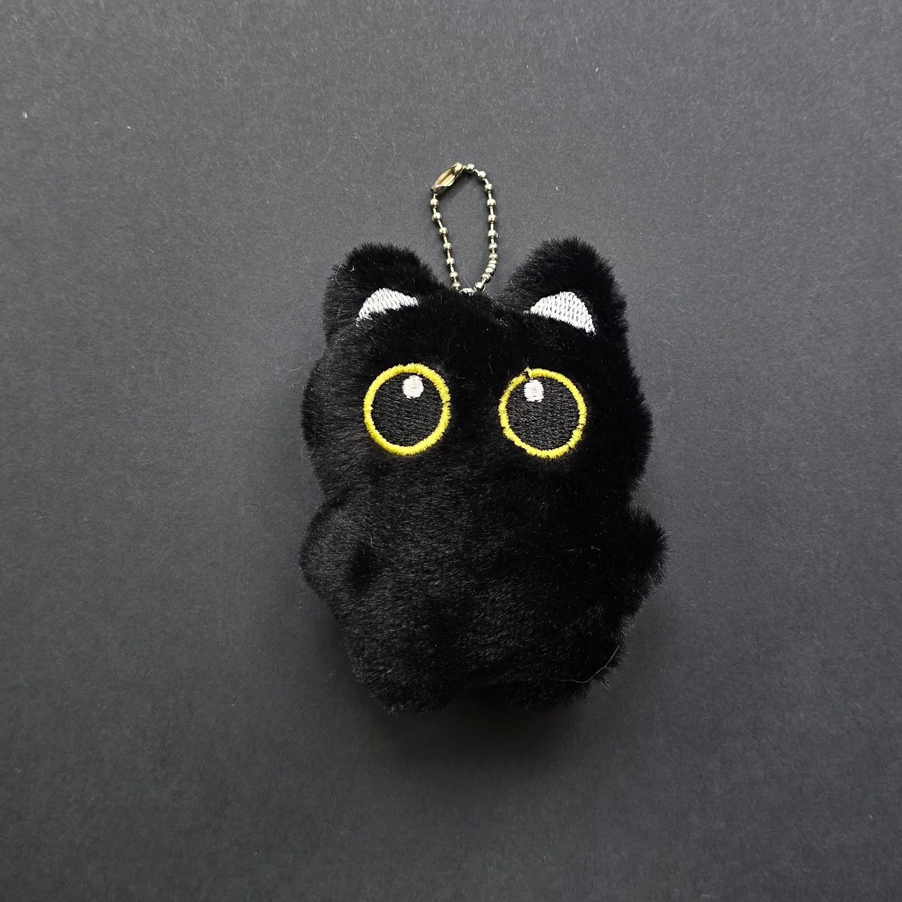 Keychain cute black cat