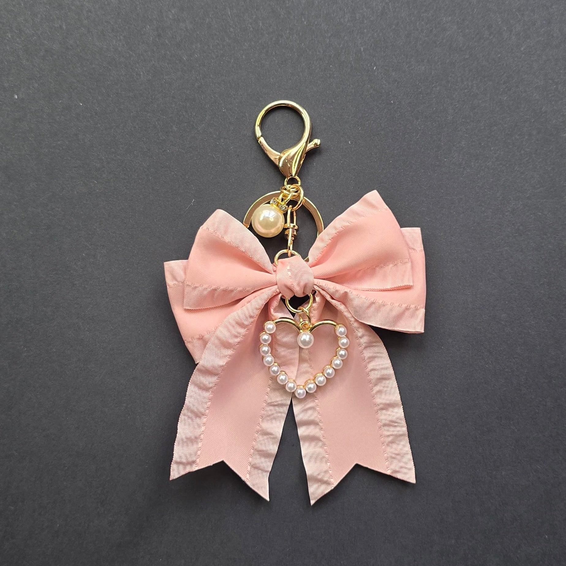 Keychain pink bow