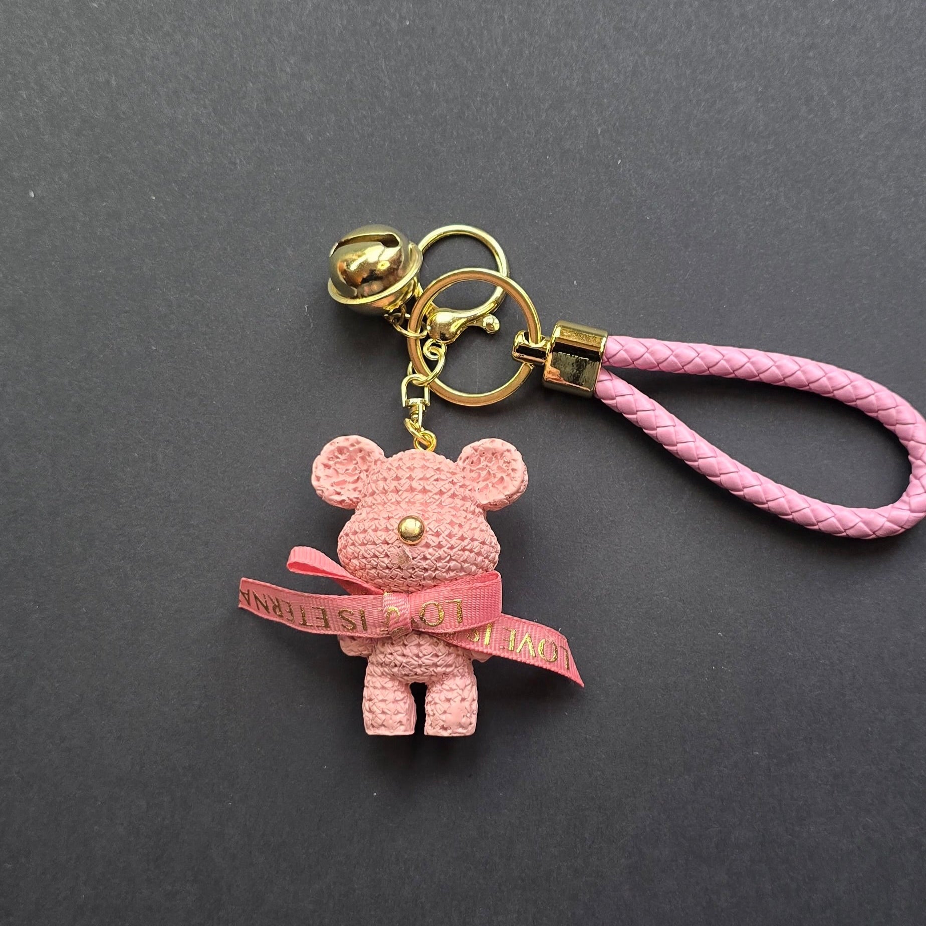 Keychain fashion bear pink