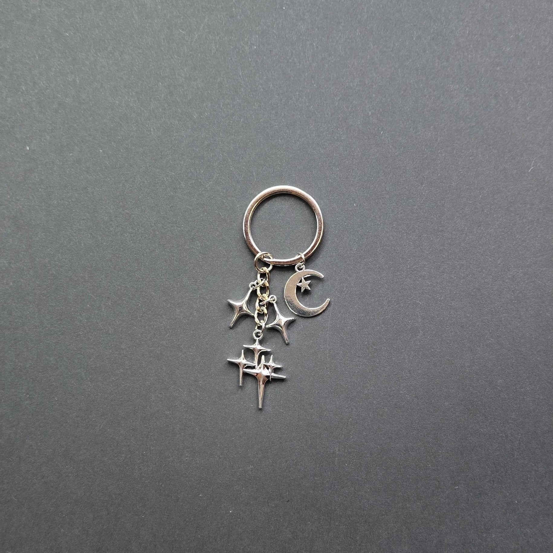 Keychain stars & moon