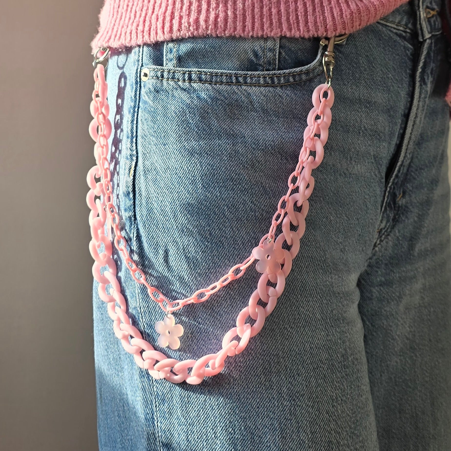 Bag chain pink