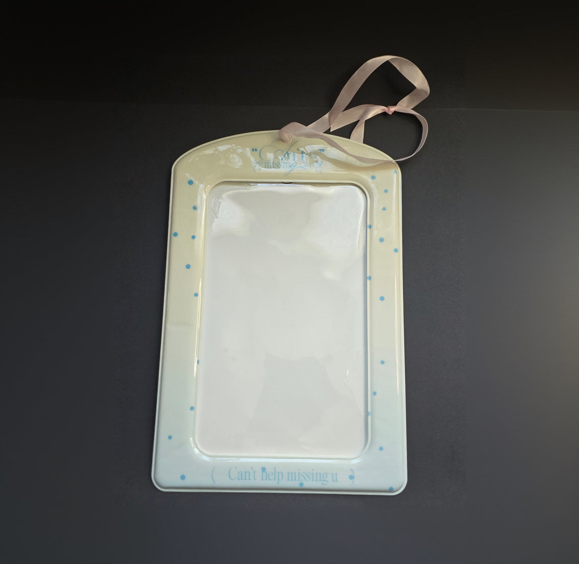 Photocard holder oversized blue confetti