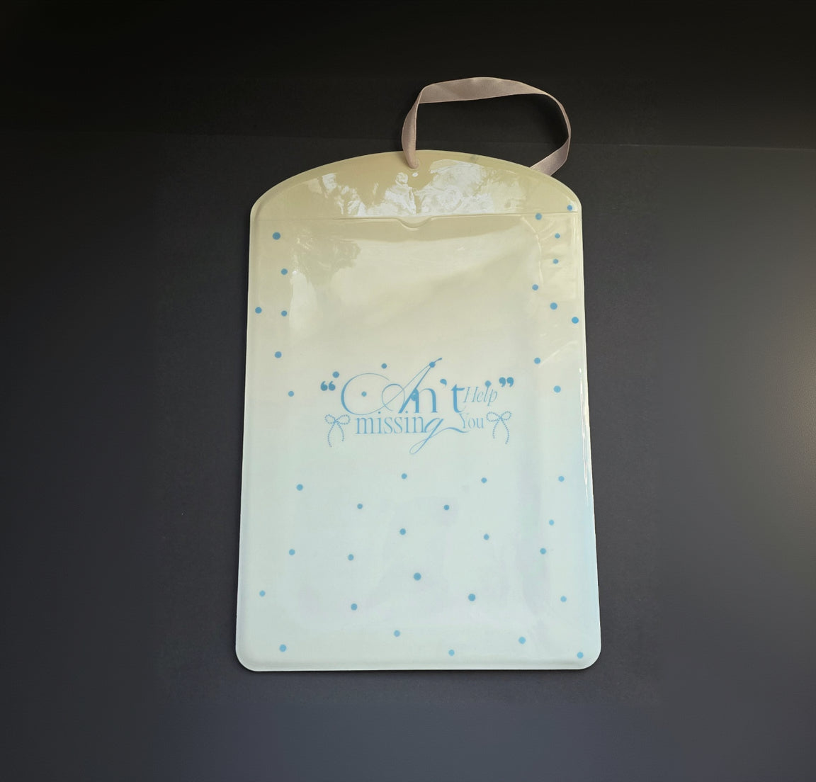 Photocard holder oversized blue confetti