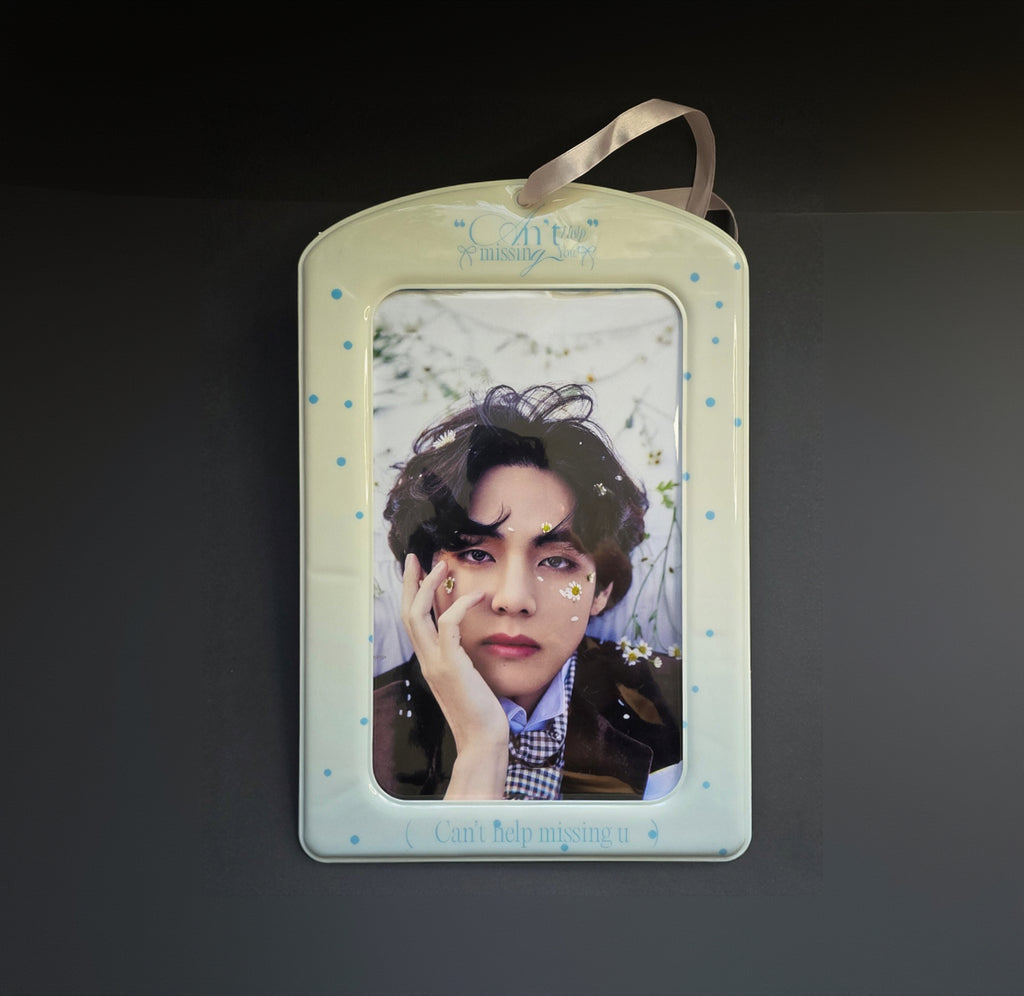 Photocardholder oversized blue confetti