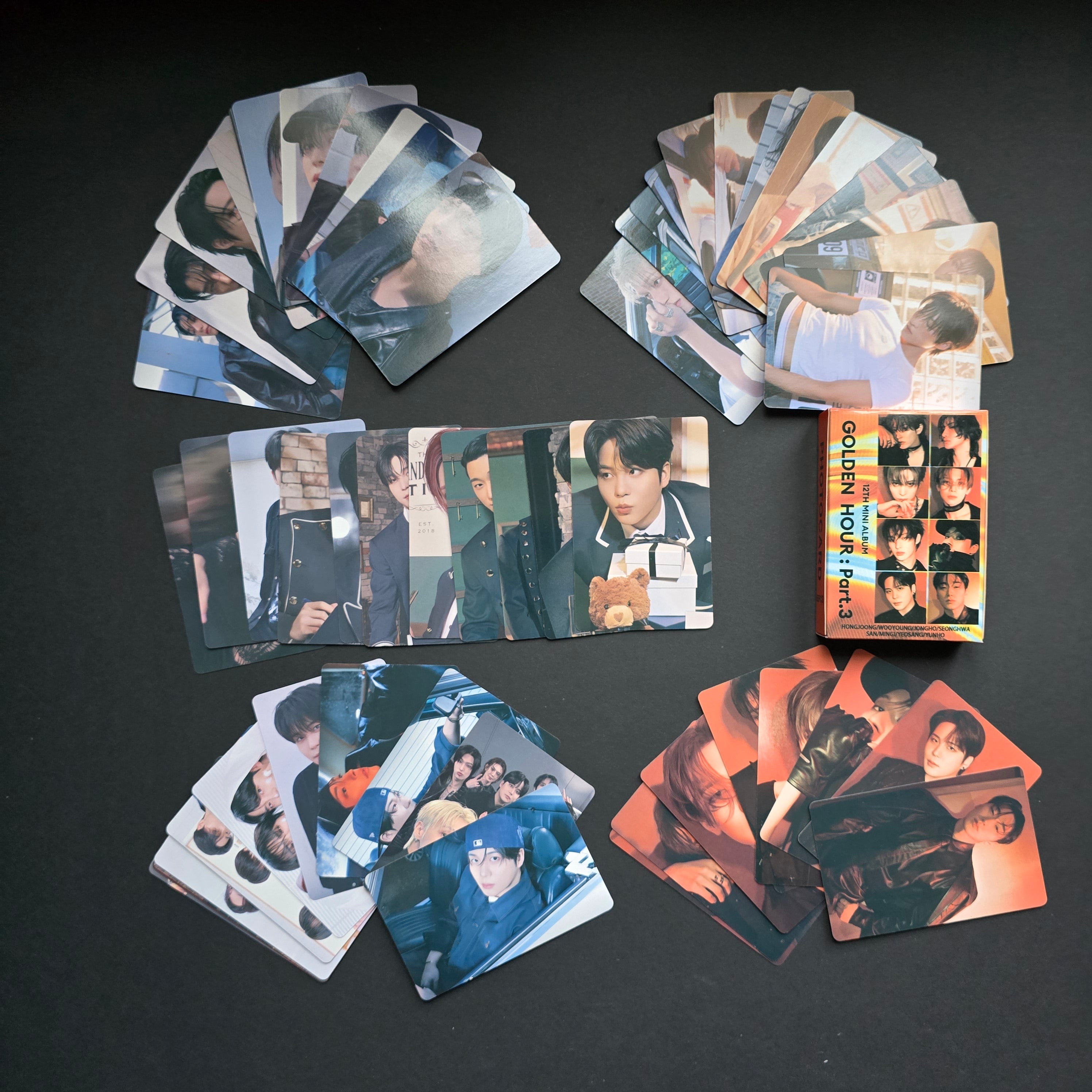 Lomo cards ATEEZ (Golden hour part.3)