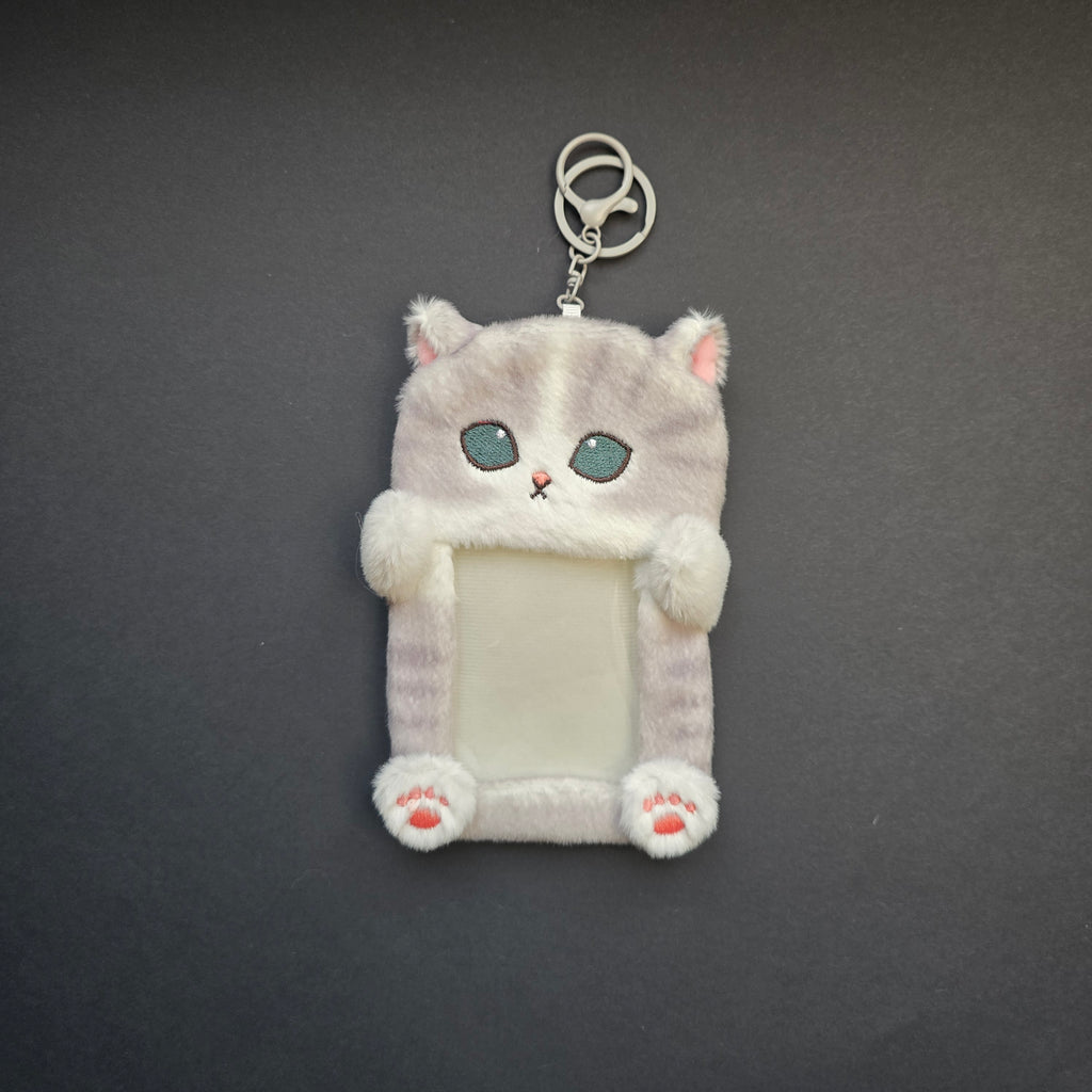 Photocardholder grey cat