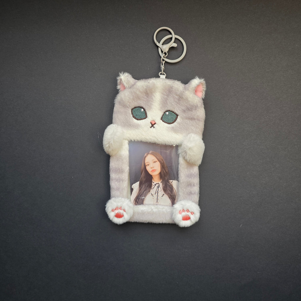 Photocardholder grey cat