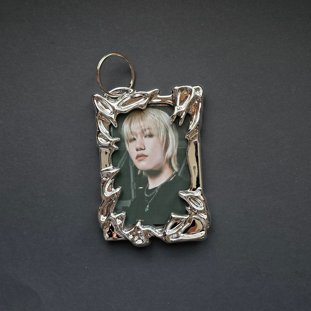 Photocardholder silver metallic