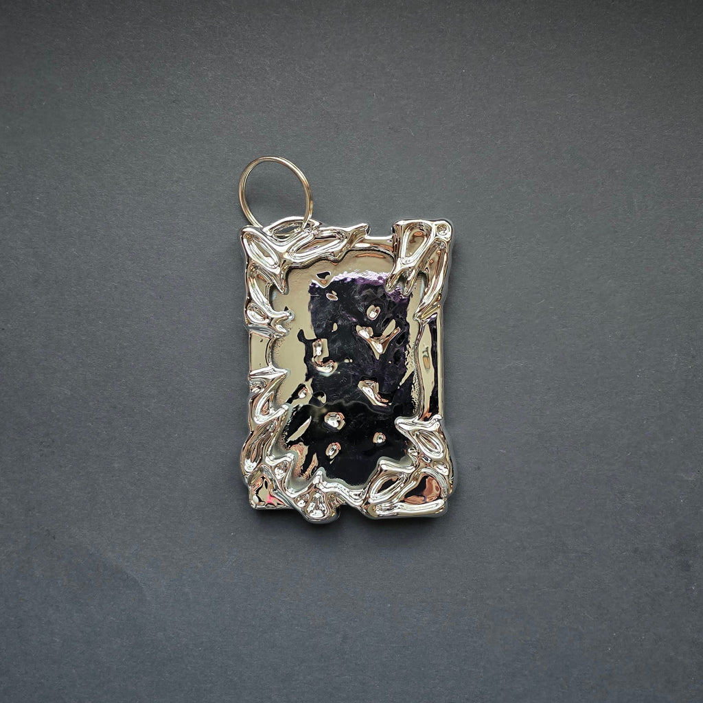 Photocardholder silver metallic