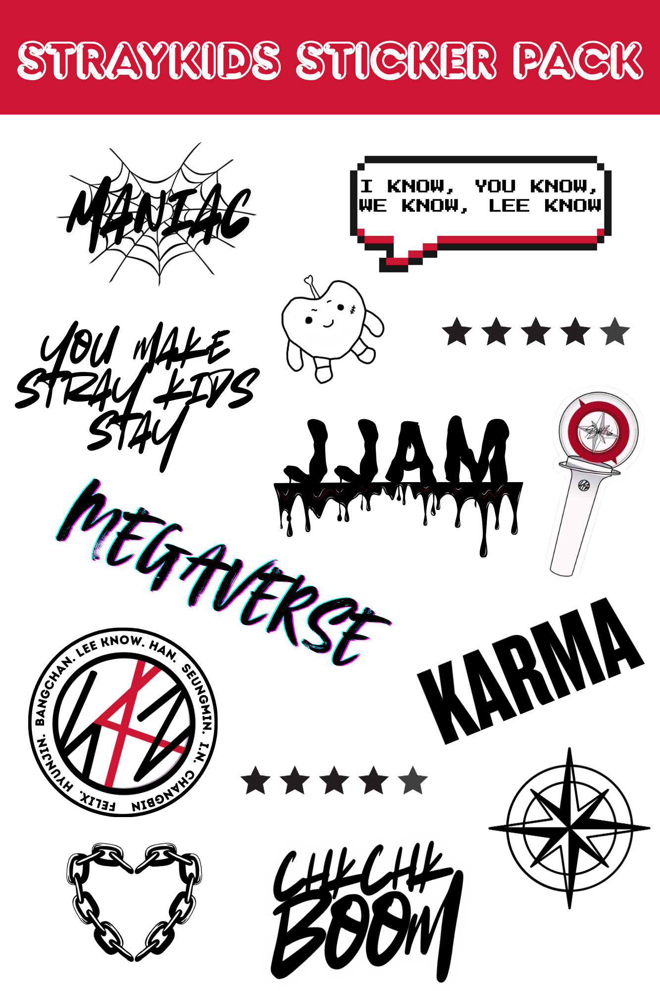 Stickerpack STRAYKIDS