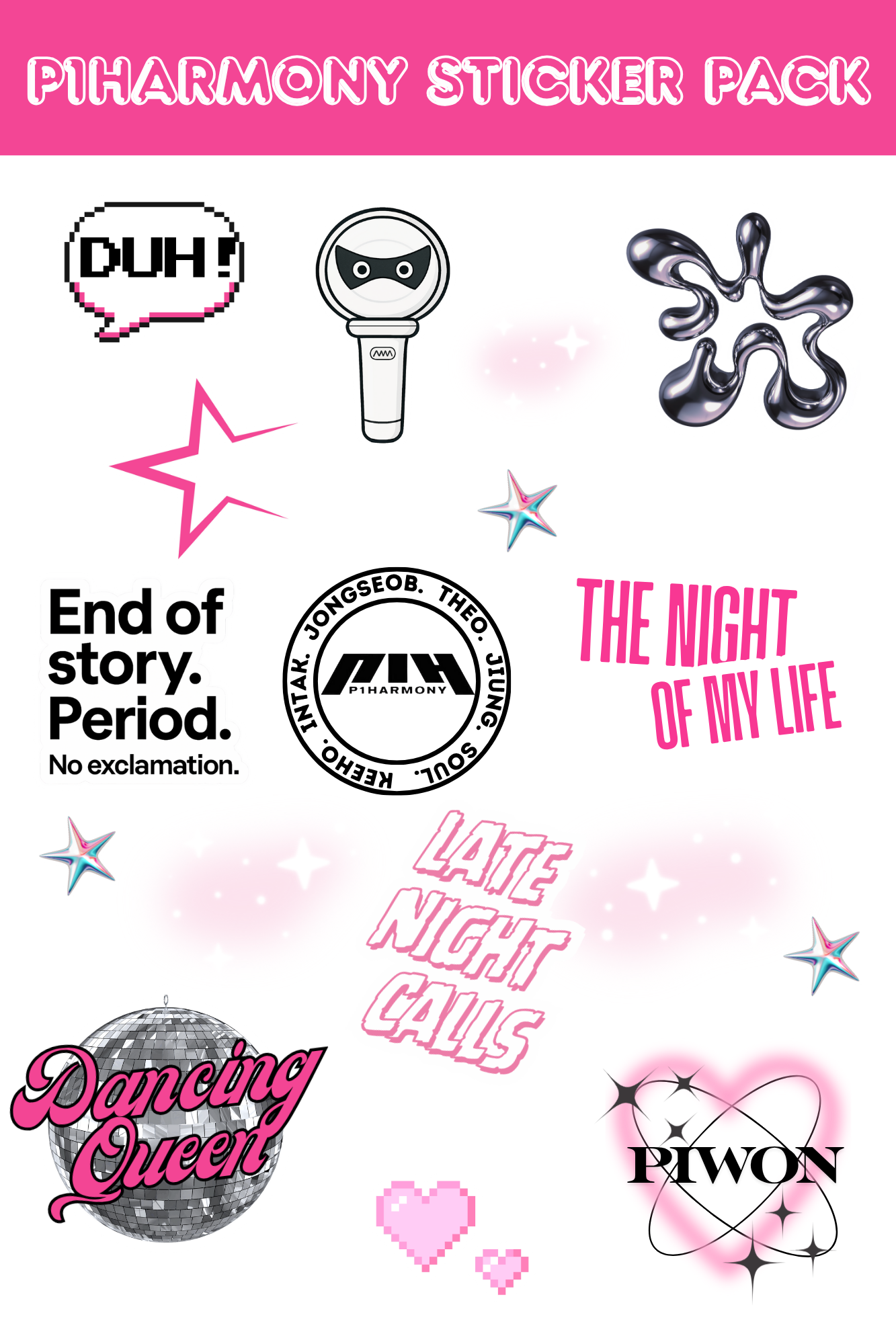 Stickerpack P1HARMONY